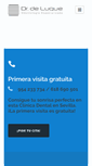 Mobile Screenshot of clinicadoctordeluque.com